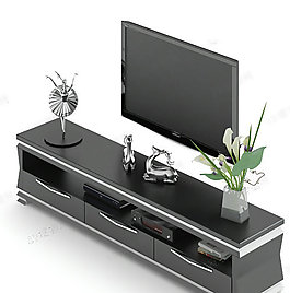 3D電視柜模型