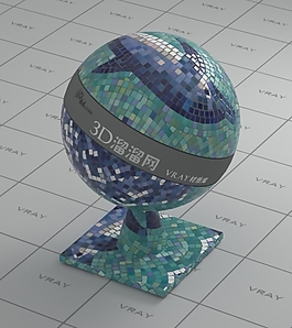 vray馬賽克材質(zhì)