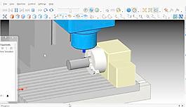 該vtc300c Mazatrol 640m solidcam SolidWorks的四軸
