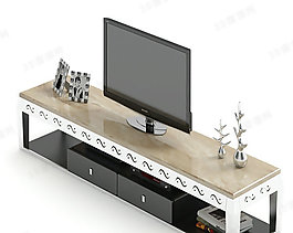 3D电视柜模型