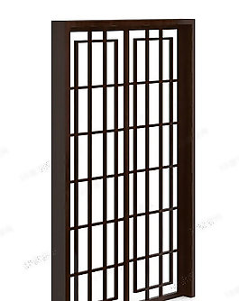 3D推拉門(mén)模型