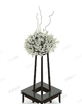 3D花模型