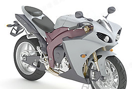 3D摩托車模型