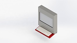 電腦亭模型