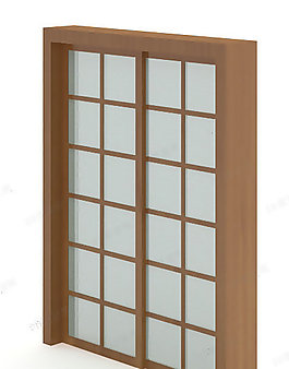 3D推拉門(mén)模型