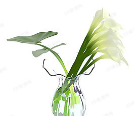 3D花瓶模型