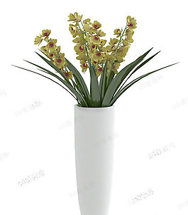 3D花模型