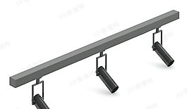 3D路軌射燈模型