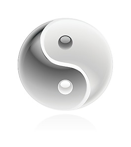 矢量陰陽符號