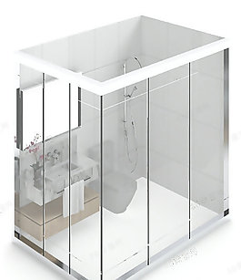 3D衛(wèi)浴組合模型