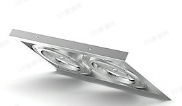 3D吸頂燈模型