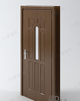 3D平開(kāi)門(mén)模型