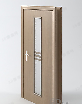 3D平開(kāi)門(mén)模型