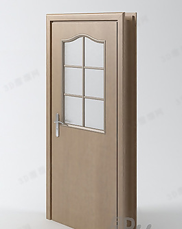 3D平開(kāi)門(mén)模型