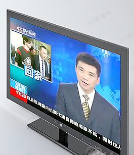 3D電視機模型
