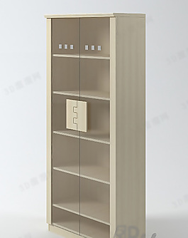3D文件柜模型