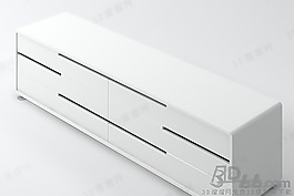 3D電視柜模型