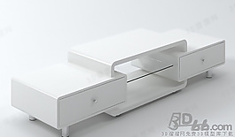 3D電視柜模型