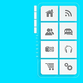 3D Web 20郵件圖標集可用于網站的Web應用程序的電子郵件應用程序或服務器圖標