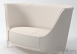 3D雙人沙發(fā)模型
