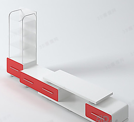 3D電視柜模型