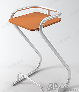 3D吧椅模型