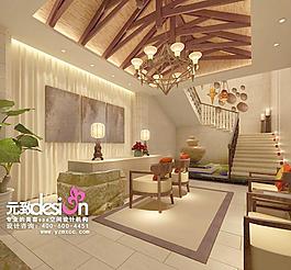 美容室內(nèi)效果圖