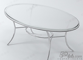 3D茶几模型
