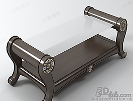 3D茶幾模型