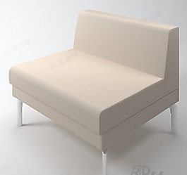3D單人沙發(fā)模型