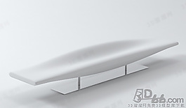 3D長凳模型