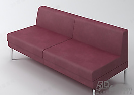 3D雙人沙發(fā)模型