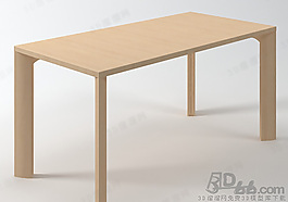 3D桌子模型
