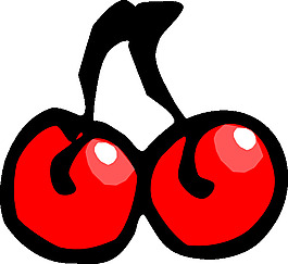 櫻桃剪貼畫(huà)
