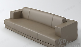 3D多人沙發(fā)模型