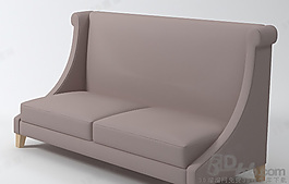 3D雙人沙發(fā)模型