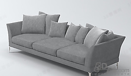 3D三人沙發(fā)模型