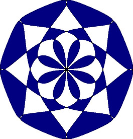 圓形的明星剪貼畫
