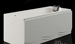 3D浴缸模型