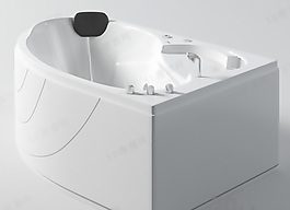 3D浴缸模型