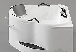 3D浴缸模型
