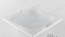 3D浴缸模型