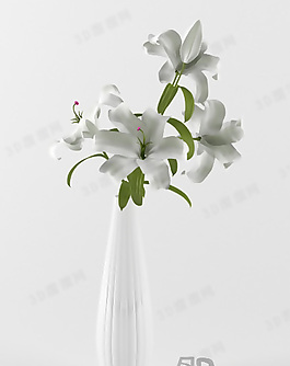 3D花瓶模型