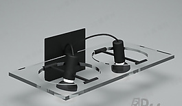 3D壁燈模型
