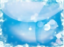 藍色抽象畫