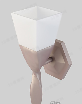 3D壁燈模型