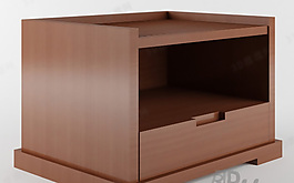 3D床頭柜模型
