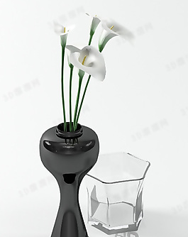 3D花瓶模型