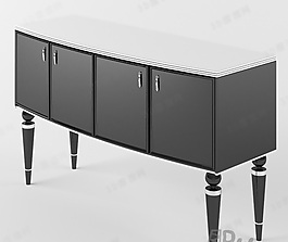 3D邊柜模型
