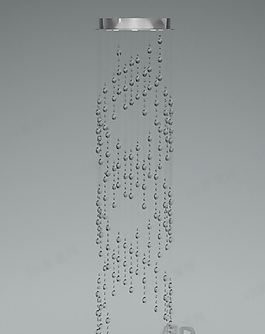 3D水晶吊燈模型
